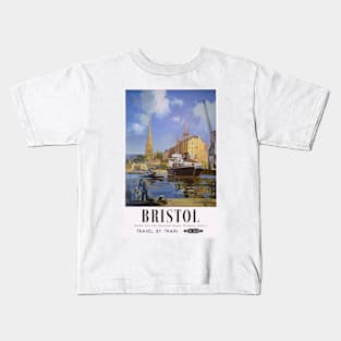 Vintage British Railways poster Bristol Kids T-Shirt